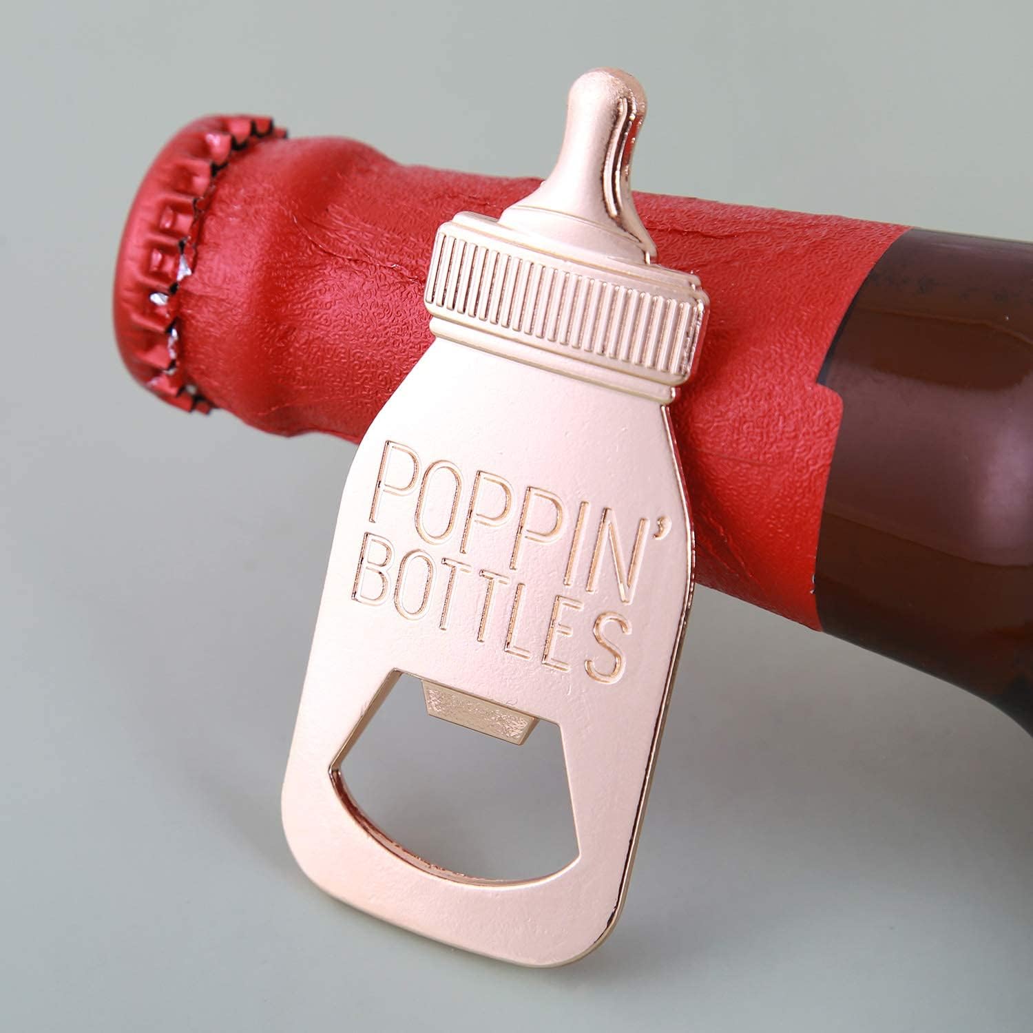 24 Pack Baby Shower Favors for Guest Bottle Opener Baby Shower Souvenirs Bottle Opener for Baby Birthday Party Souvenirs Return Gifts Party Decoration (Blue, 24)
