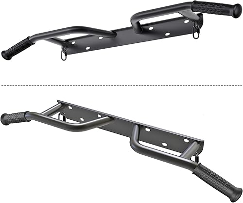 Miniatura 8 de SELEWARE Heavy Duty Welded Pull Up Bar, Versatile Doorway Wall Mount, Joist Mounted, and Ceiling Mounted Chin Up Bars, Thick Metal Sturdy