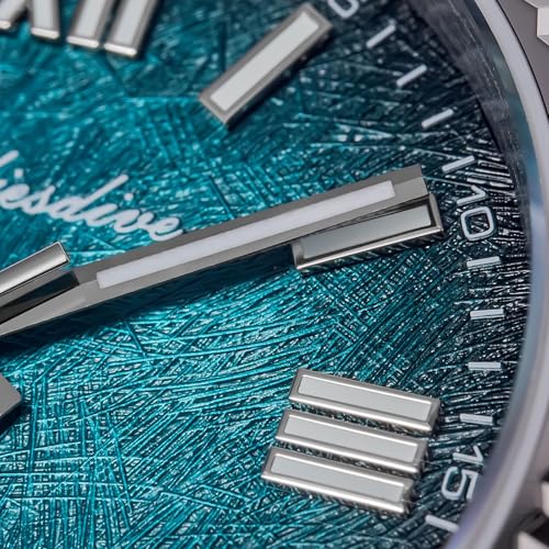Image of ADDIESDIVE 10.6 MM Luxury Watches for Men Women Roman Numerals Synthetic Sapphire VH Sweep Second Fluted Bezel Casual Wear Unisex Watch