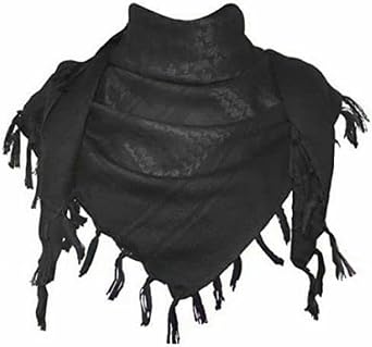 Shemagh Tactical Desert Scarf   100% Cotton Keffiyeh Arab Head Wrap for Men & Women | Military Army Neck Scarf for Outdoor, Hiking, Survival & Sun Protection
