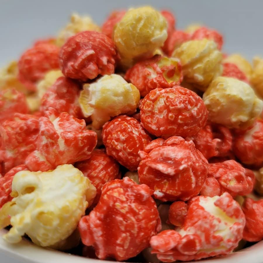 Vanilla & Strawberry Popcorn | 4 Pack | 7 oz. | Made in Gibbon, NE | HR Poppin' Snacks