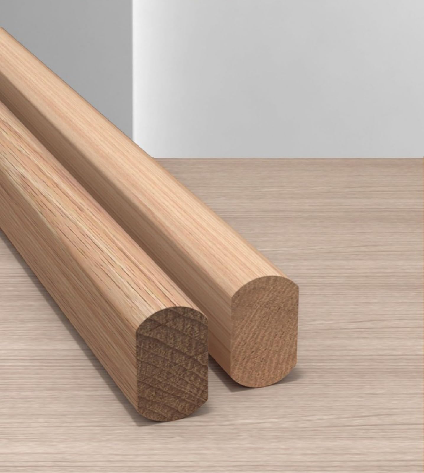 Garderobenstange Kleiderschrank Schrank Stangen, Schlafzimmer Balkon Schrank Wandhalterung Holz Kleiderstange, Zum Aufhängen von Kleidung Pflanzer Halsketten Schals Tasche ( Color : A , Size : 60cm(23