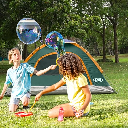Image of unp 6 Person 4 Season Dome Tent, Easy to Set Up for Camping & Hiking, Lightweight & Portable, Green