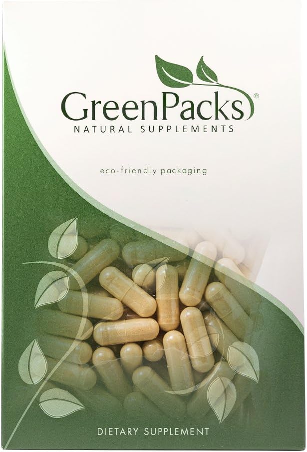 GreenPacks® Ginkgo Biloba Extract (High-Potency) Supplement - 90 Capsules