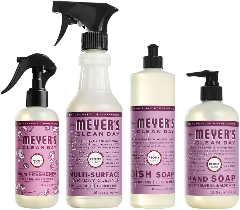 Variety, 1 Mrs. Meyer's Room Freshener, 8 OZ, 1 Mrs. Meyer's Liquid Dish Soap, 16 OZ