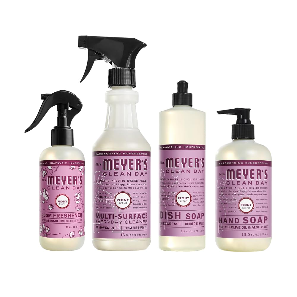 Mrs MEYERS Variety 1 Room Freshener 8 OZ 1 Liquid Dish Soap 16 OZ 1 Liquid Hand Soap