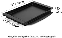 Onlyfire öntöttvas plancha grillezőlap Weber Spirit 200/300 sorozathoz 2
