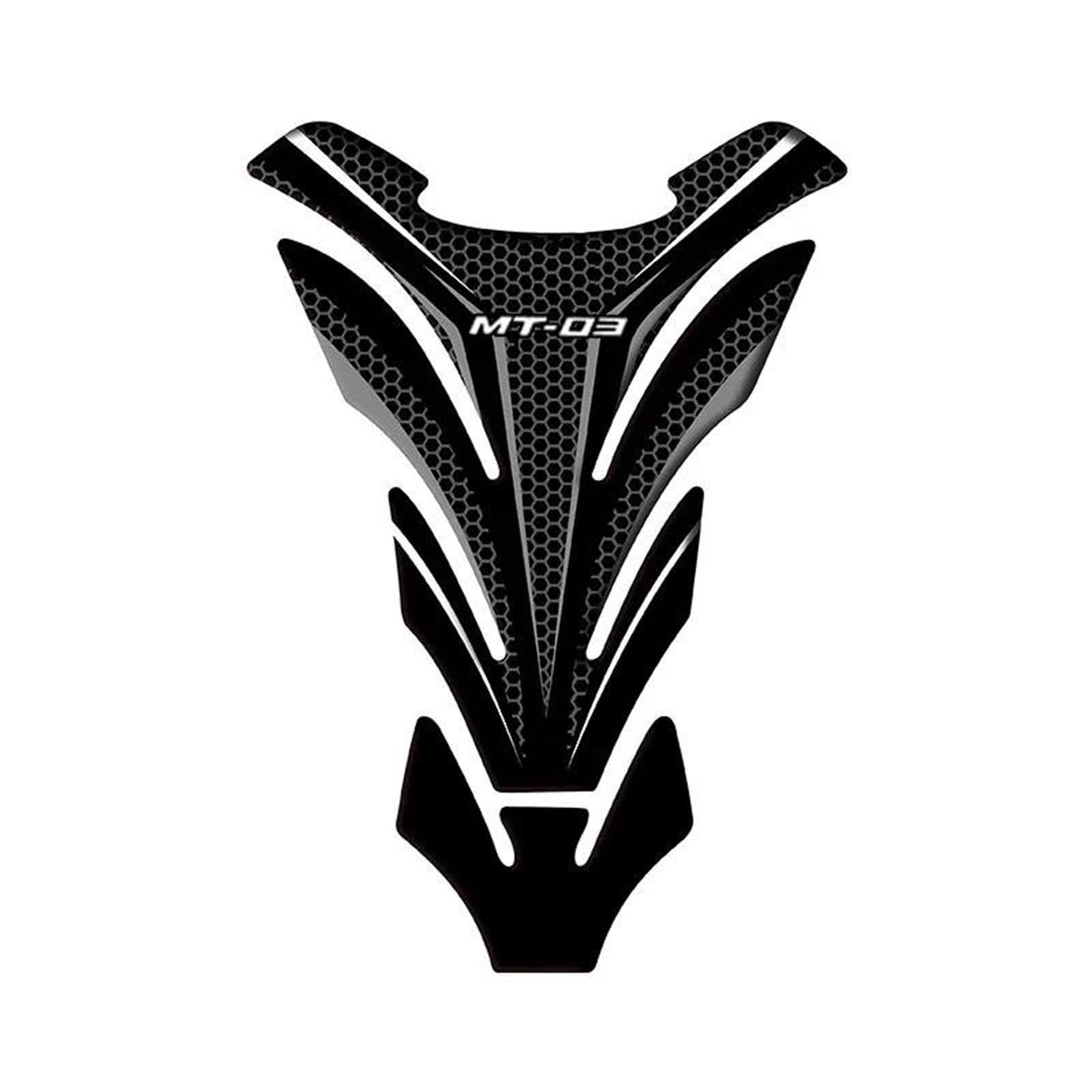 Motorcycle Fuel Tank Pad Stickers Protection Decorative Decals Fuel Tank Pad Stickers for Yamaha MT-03 MT03 Mt03(Style 10)