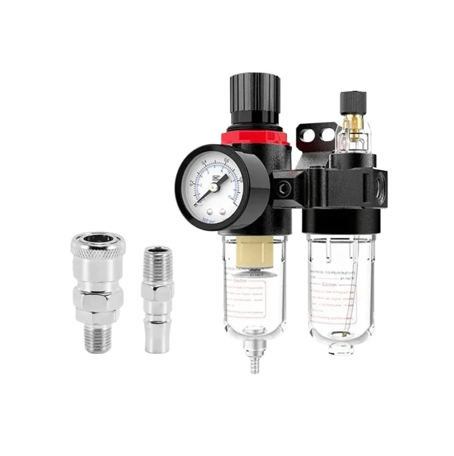PHNOITPQ AFC2000 AFR2000+AL2000 G1/4 air compressor oil-water separator air filter pressure reducing valve regulator(AFC2000+SM20-PM20)