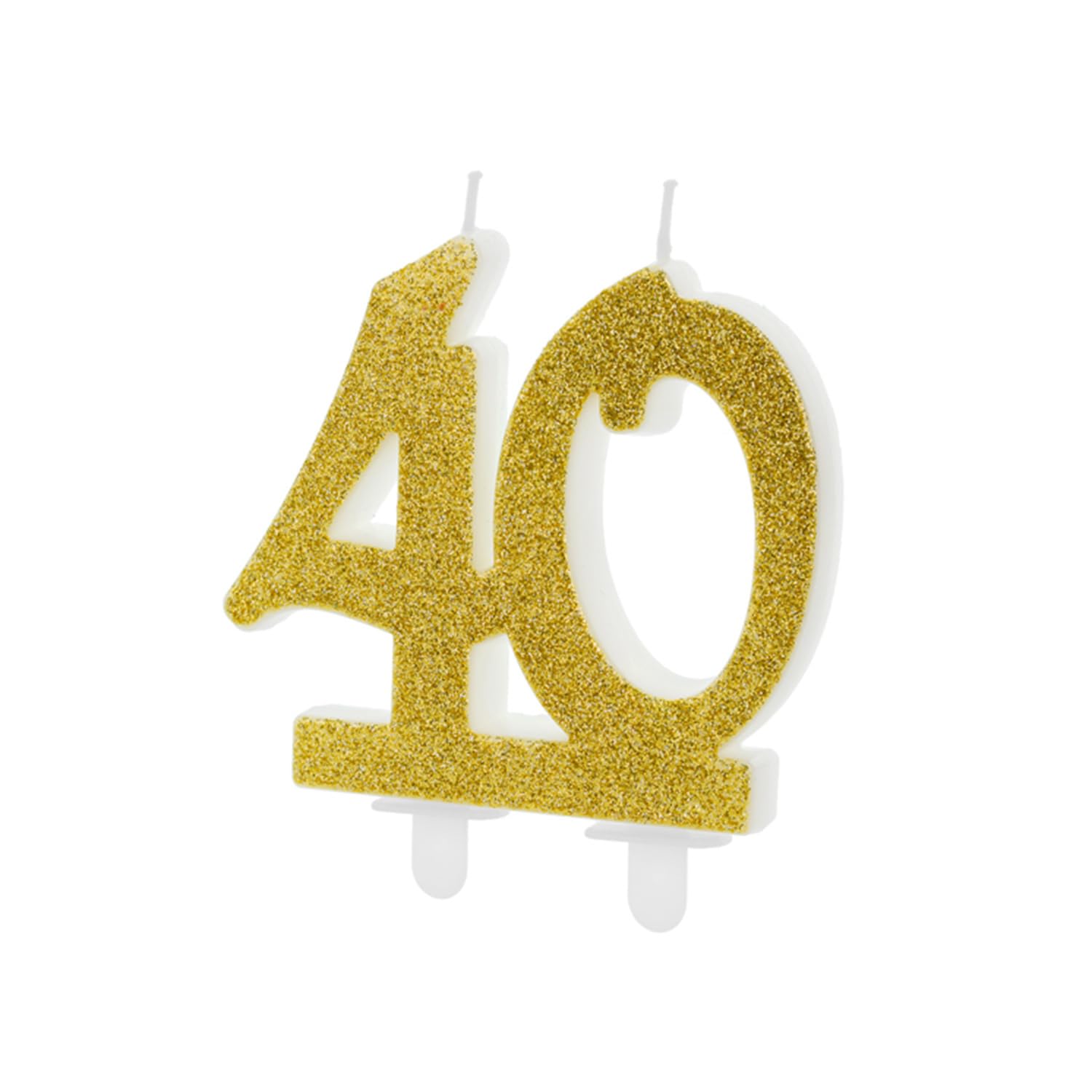 Candele Tealight Per 40° Compleanno – 9 Pezzi A Forma Di Cartello Stradale, Cera Naturale Non Profumata