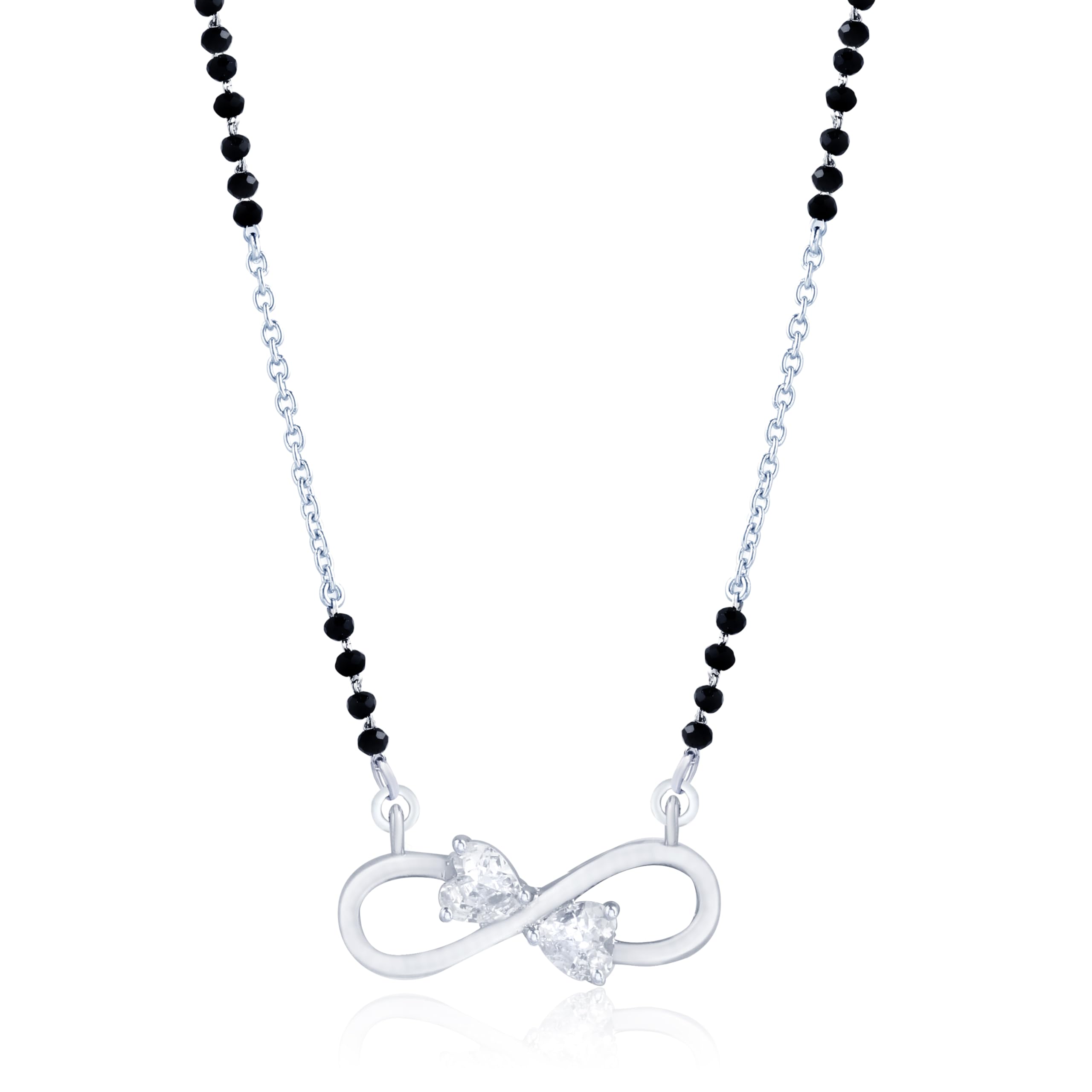 See full amazon price history chart for NEMICHAND JEWELS Sterling Silver Infinity Triangle Mangalsutra Bead Necklace with Certificate of Authenticity and 925 Stamp NEMICHAND JEWELS Sterling Silver Infinity Triangle Mangalsutra Bead Necklace with Certificate of Authenticity and 925 Stamp (B0CTFJXFCP) Amazon Price History, Amazon Price Tracker