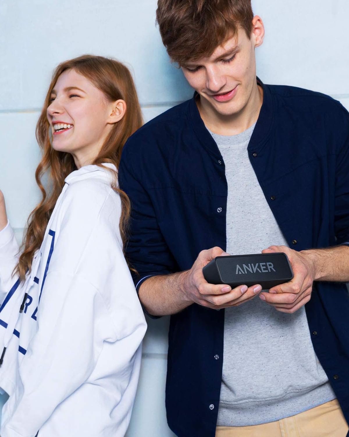 Upgrade, Anker soundcore Bluetooth Lautsprecher, IPX5 Wasserschutz, Stereo Sound, 24h Akkuleistung, kompakter kabelloser Lautsprecher für iPhone, Samsung und mehr
