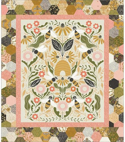 Gingiber Bee Garden Quilt Kit Moda Fabrics KIT48410