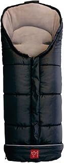 Kaiser Iglu - Saco cubrepiernas de forro polar para silla de paseo, color negro / gris claro
