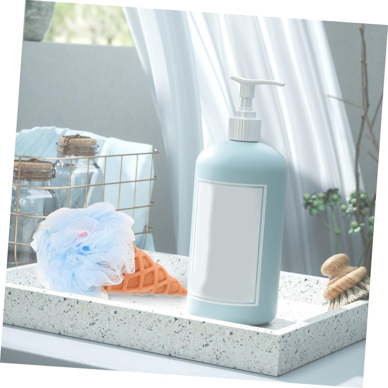 Healvian 9piezas Esponjas De Baño Exfoliantes De Formato Helado y Eficaz Para Adultos Para Ducha y Limpieza De Piel