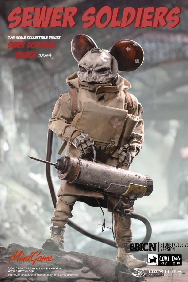 Amazon.co.jp: DAMTOYS x COALDOG 1/6 MindGame Sewer Soldiers Quack