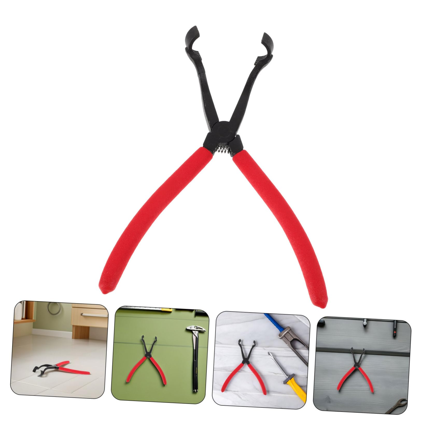 MAGICLULU Pinze per Molle di Ritorno Freno Tamburo 2 Pezzi in Acciaio al Carbonio Comfort Ergonomico per Manutenzione Efficiente in Laboratorio o DIY