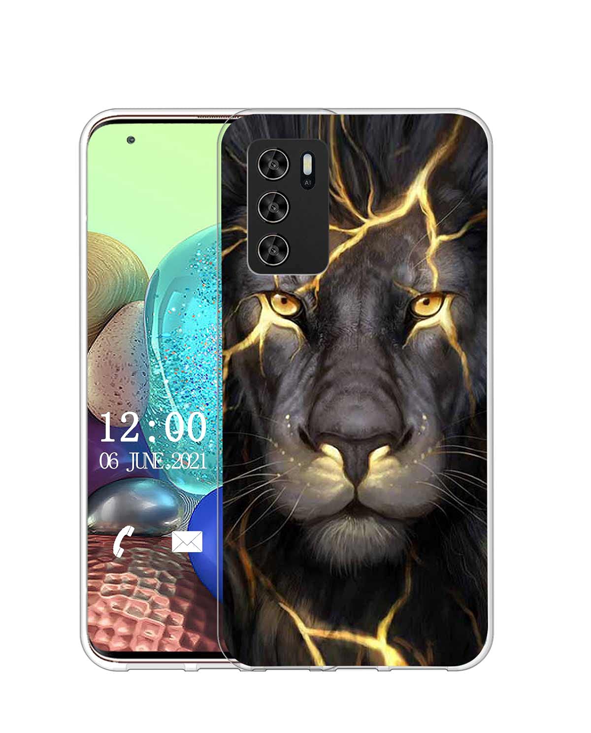 Cover Per OPPO A16S – Custodia In Silicone Trasparente Con Stampa Farfalla – Morbida E Antigraffio - 4