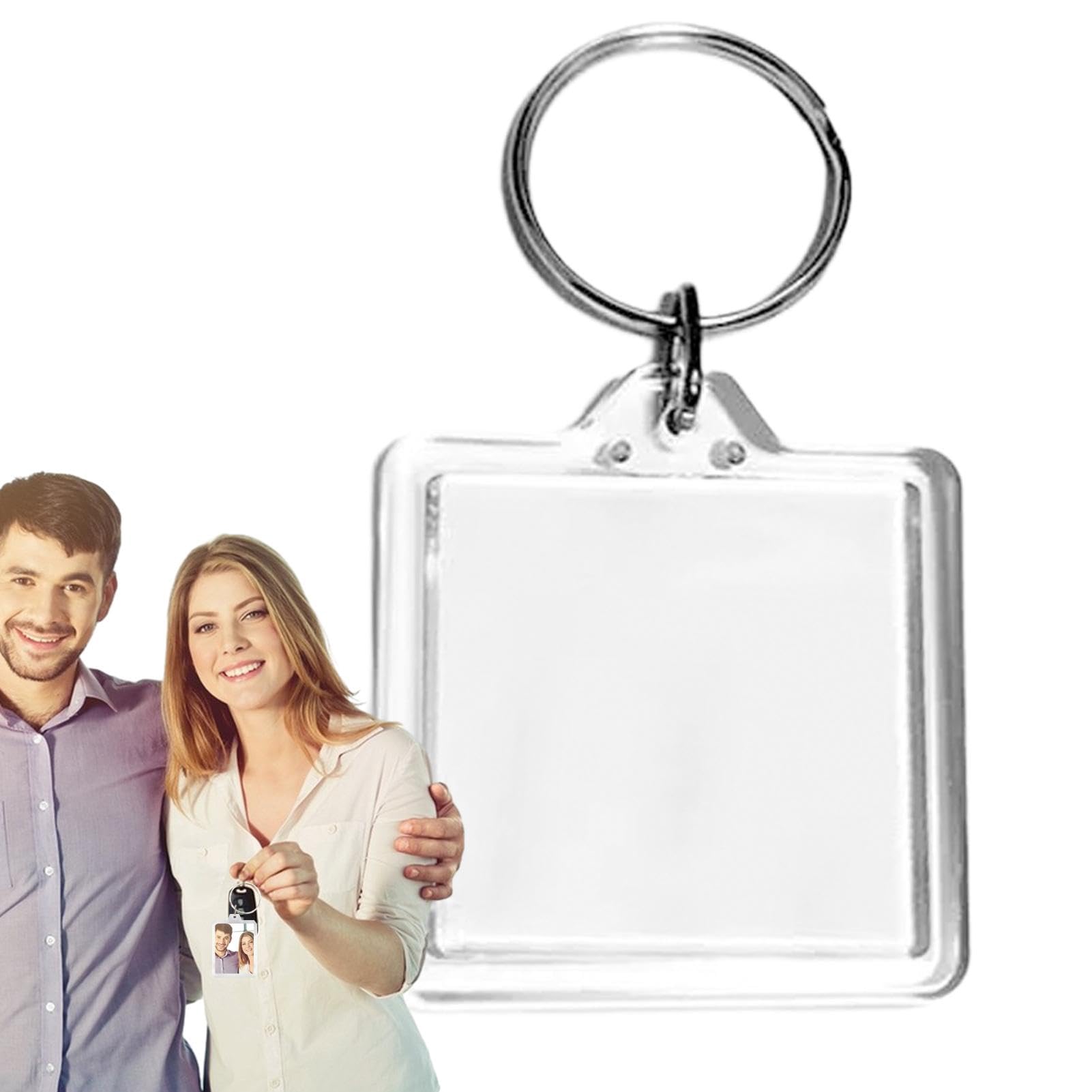 Amazon.co.jp: アクリル フォト フレーム キーホルダー ホルダー