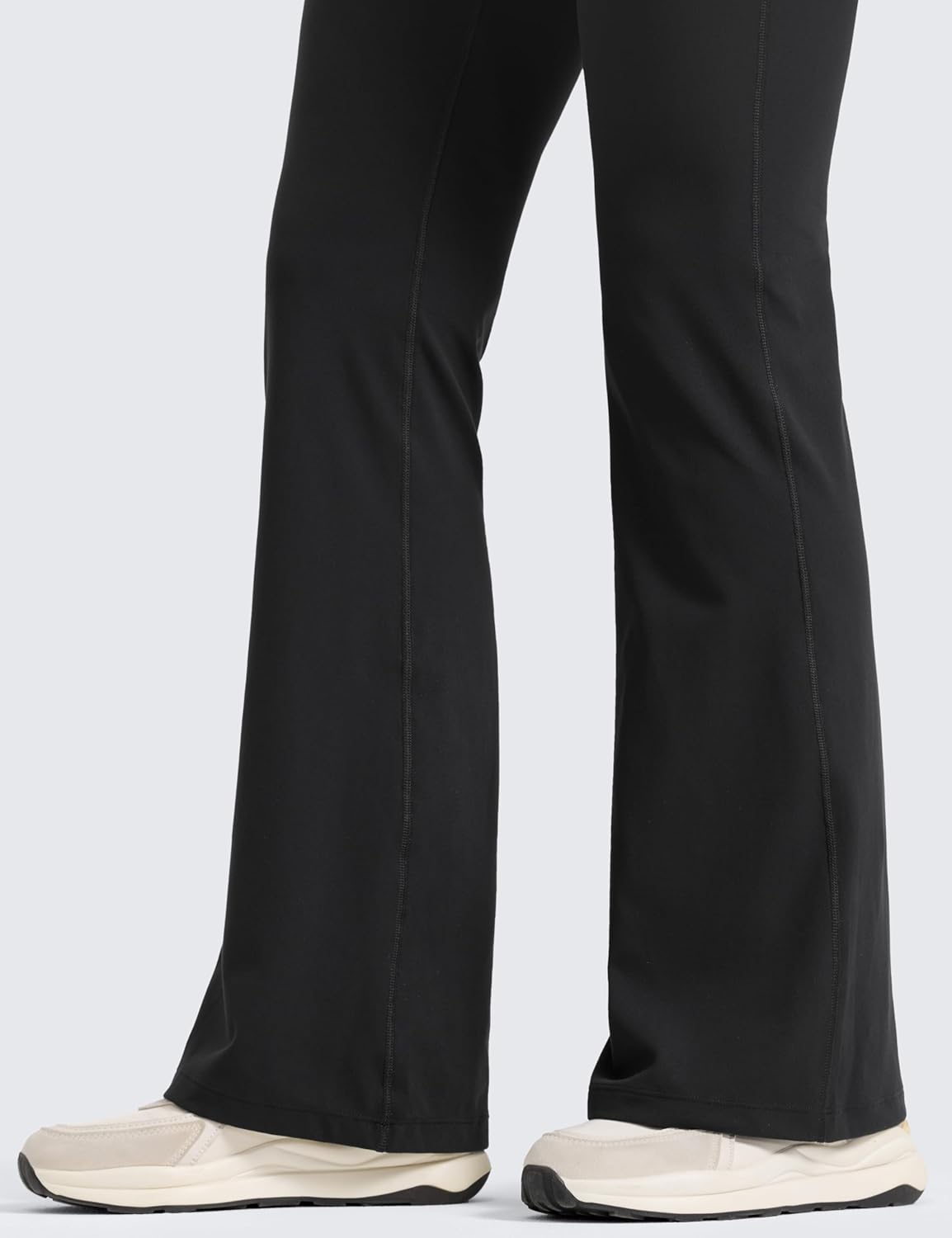 CRZ YOGA Butterlift Maternity Flare Leggings 31" - Workout Yoga Lounge Bootcut Pregnancy Womens Pants Over The Belly