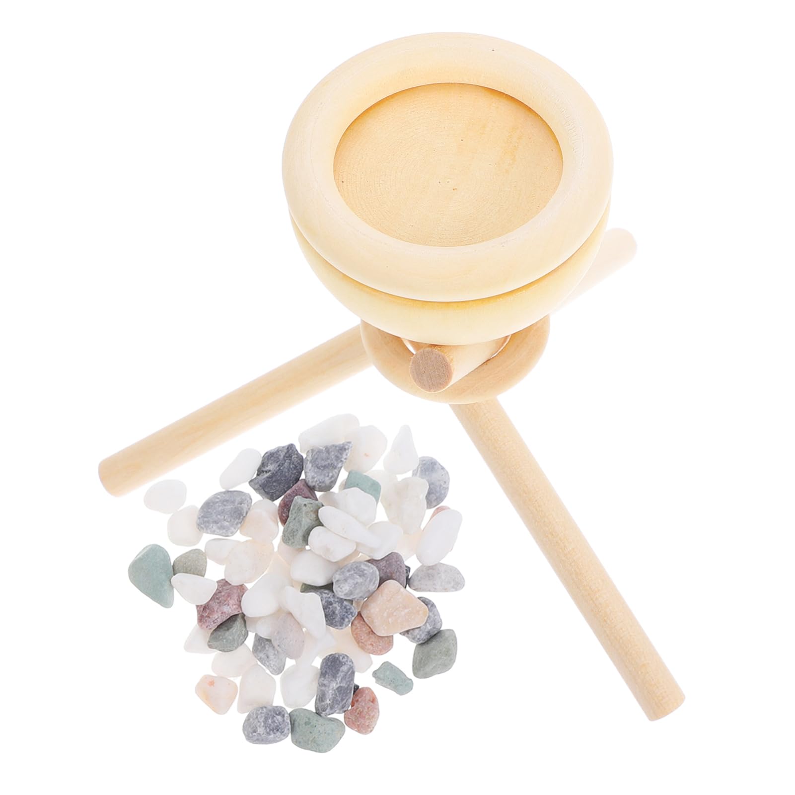 iplusmile Wooden Essential Oil Diffuser Natural Stone Aroma Diffuser Desktop Decoration for Home Office Car Yoga Sauna Room SPA Center