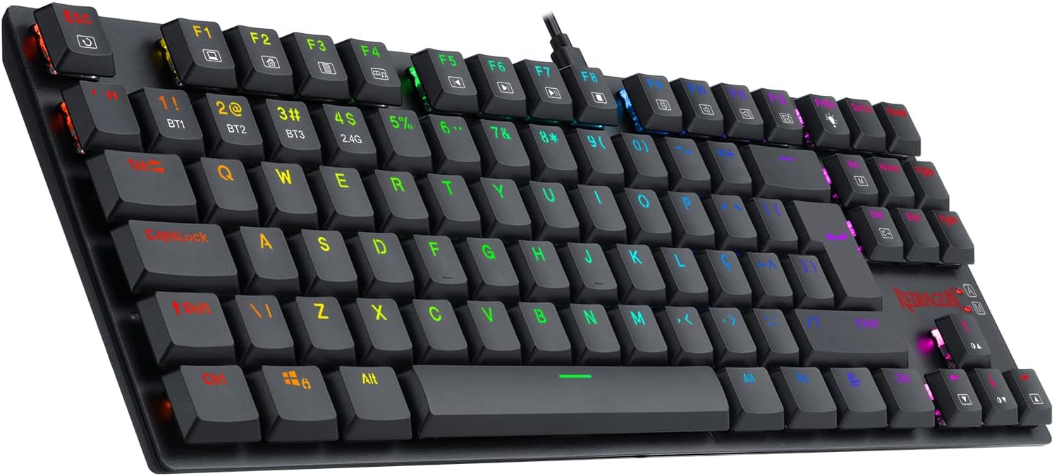 Teclado Mecânico Gamer Redragon APS Pro RGB Preto Switch Marrom Low Profile 6 617w099Mc7L. AC SL1500