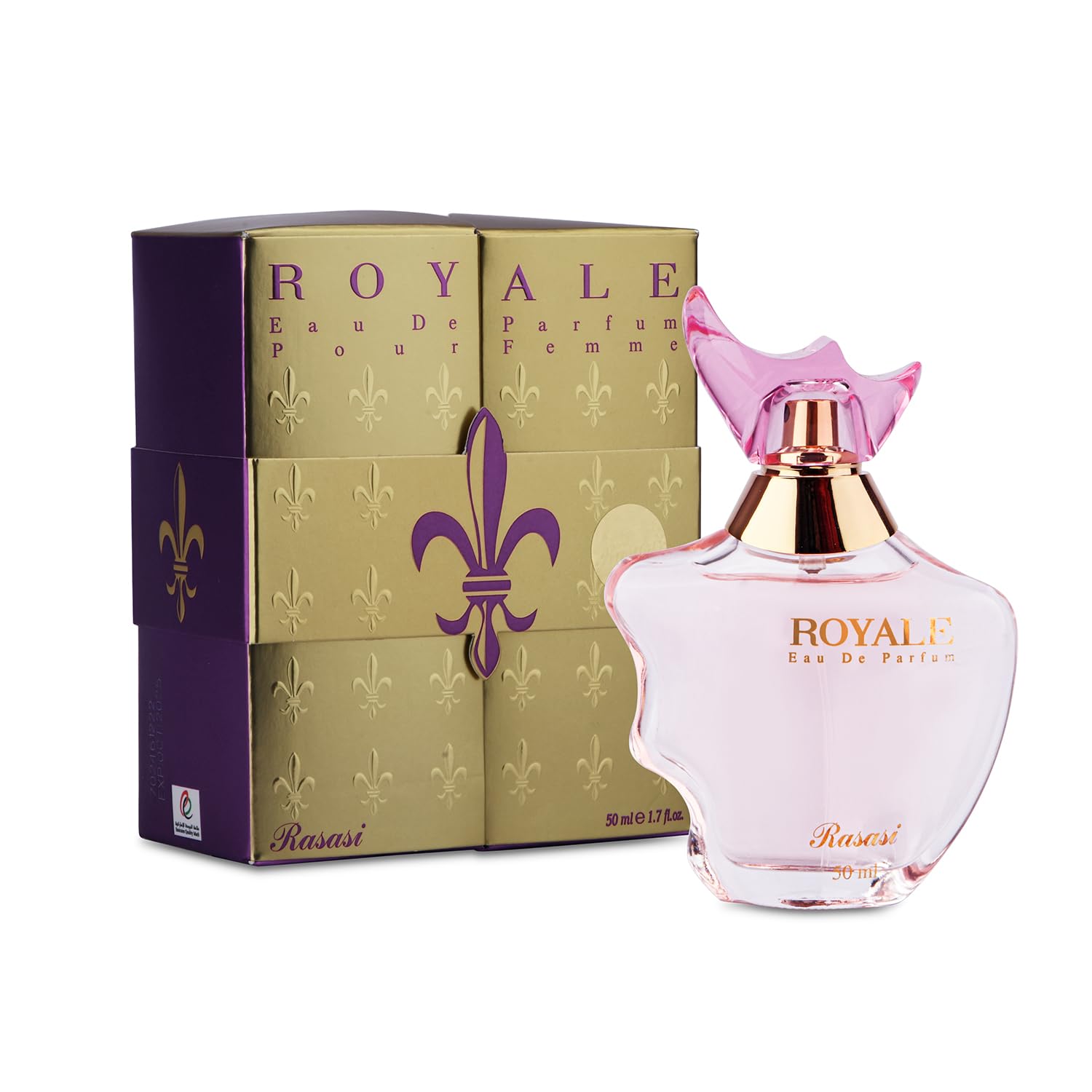 RASASI Royale Pink Eau De Parfum for Women, 50ml – Long-Lasting Luxury Fragrance