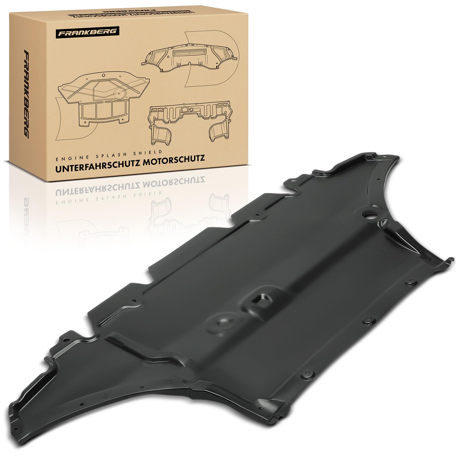 Frankberg Unterfahrschutz Tankschutz Motorverkleidung unten Kompatibel mit A4 8K2 1.8L-3.2L 2007-2012 A4 Avant 8K5 1.8L-3.2L 2007-2012 Replace# 8K0863821AF