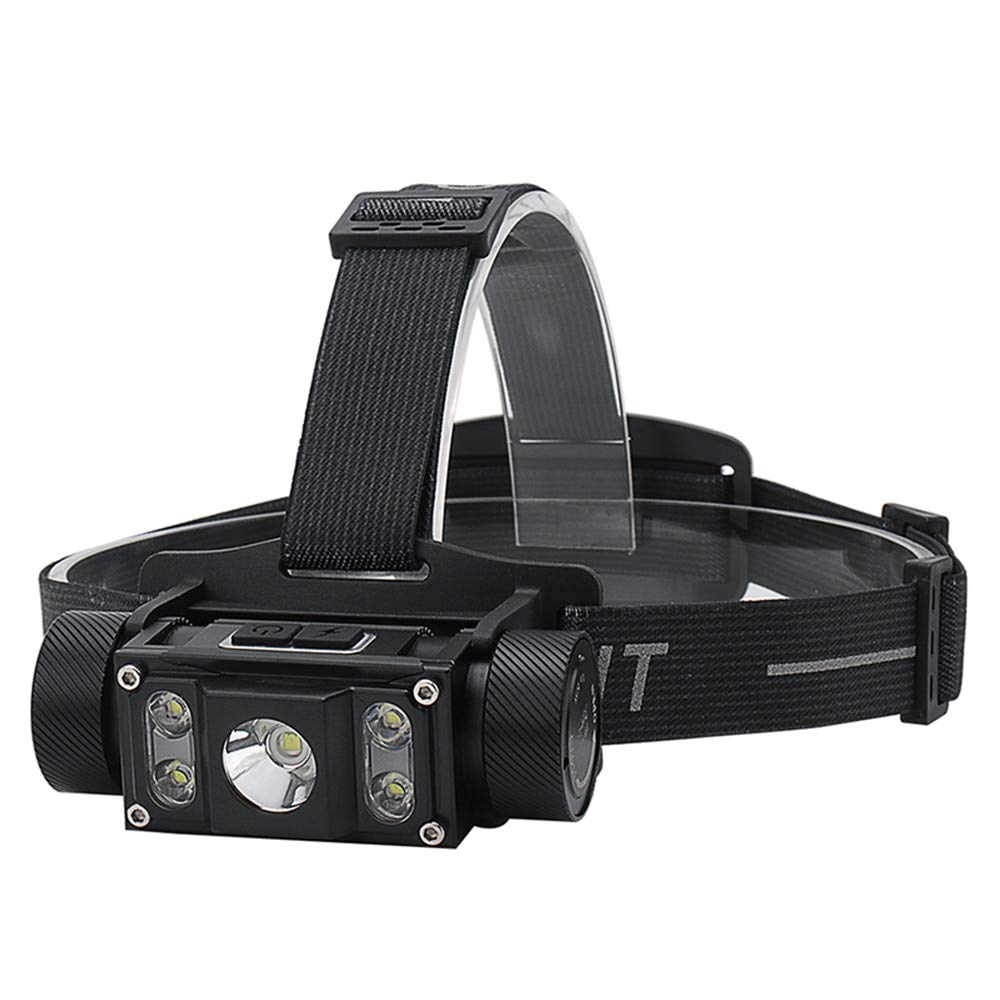 RajoNN Linterna Frontal Led, Linterna Frontal, Resistente al Agua, para Acampar, Pescar, lámpara Led para Cabeza