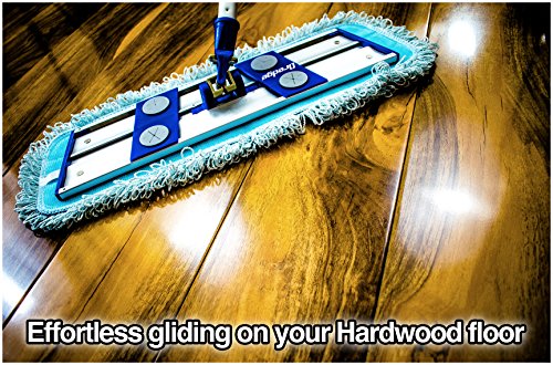 3-Pack 15.5" Drag Resistant Microfiber Mop Pad Refills For Hardwood Tile Laminate And Stone Floors. Dredge™ Replacement Pads. Best All In One Multi-Task Reusable Floor Care Kit |Dry & Wet Cleaning. #TOP2