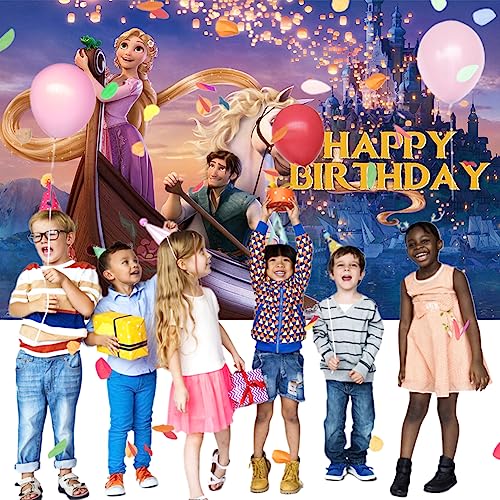 Rapunzel Sfondo fotografico per compleanno