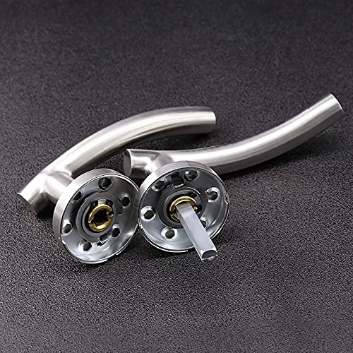 Serrure de porte en acier inoxydable moderne avec poignée Svart fluide - 6