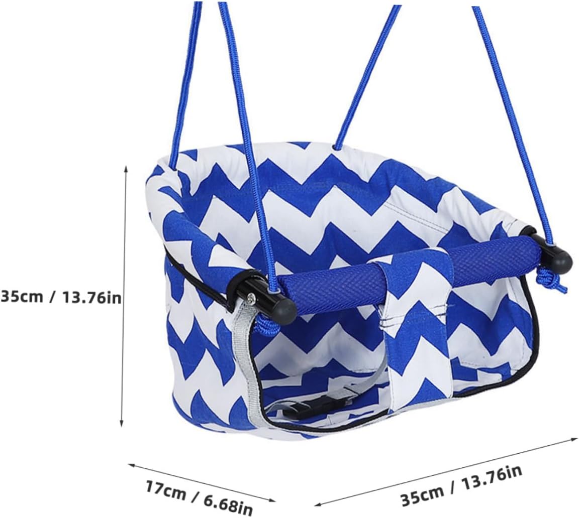 Outdoor Swing Chair for Boys and Girls Adjustable Canvas Hanging Swing for Backyard Playtime Sturdy and Comfortable Seating for Garden and Patio Fun