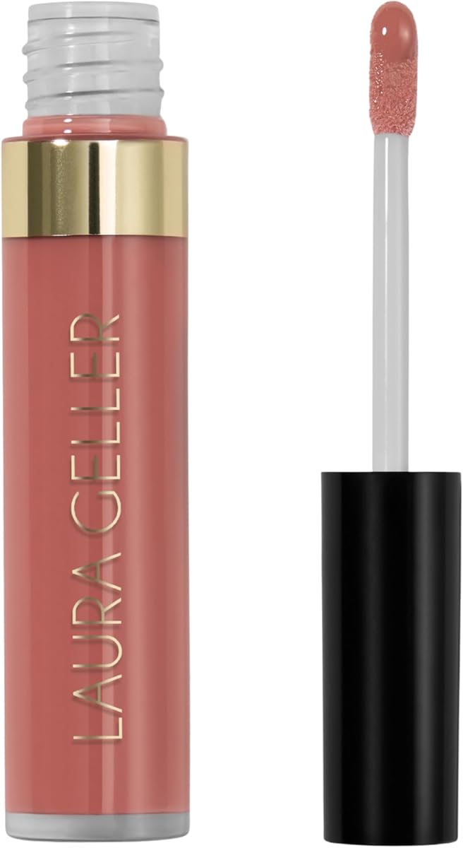 LAURA GELLER NEW YORK Brillo de labios Color Lustre - Cookie Dough | Tratamiento de brillo labial no pegajoso con color translúcido de alto brillo
