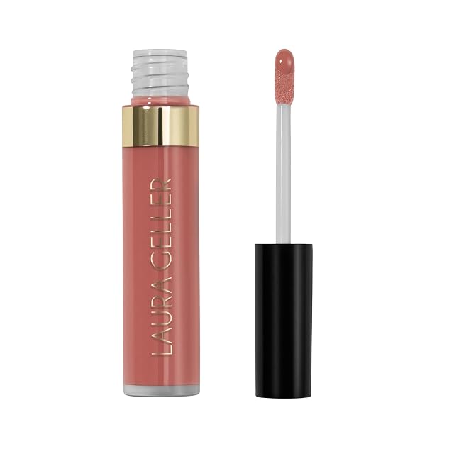 LAURA GELLER NEW YORK Color Luster Lip Gloss - Cookie Dough Non-Sticky Lip Gloss Treatment with Sheer High-Shine
