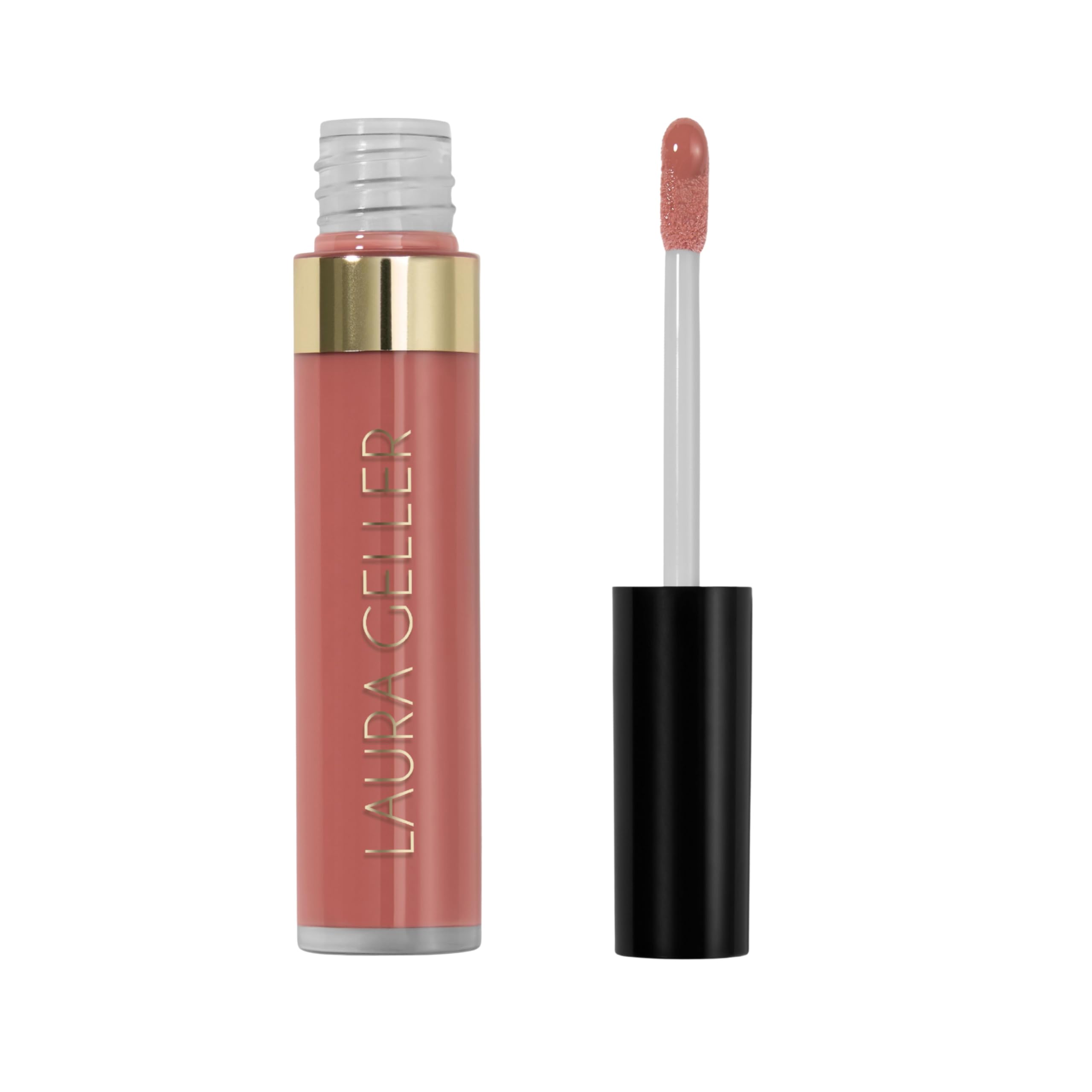 LAURA GELLER NEW YORK Color Luster Lip Gloss - Cookie Dough Non-Sticky Lip Gloss Treatment with Sheer High-Shine
