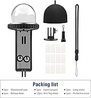 Vista 7 de 40M (131ft) Osmo Pocket 3 carcasa de buceo subacuático Carcasa protectora para DJI Osmo Pocket 3 Accesorios impermeables-Negro