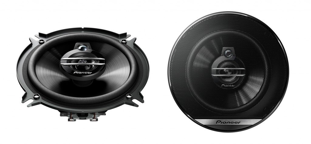 Lautsprecher Einbauset passend mit Pioneer TS-G1330F - 13cm 3-Wege 130mm Triaxe 250W Auto Einbausatz für Opel Tigra B Twin Top