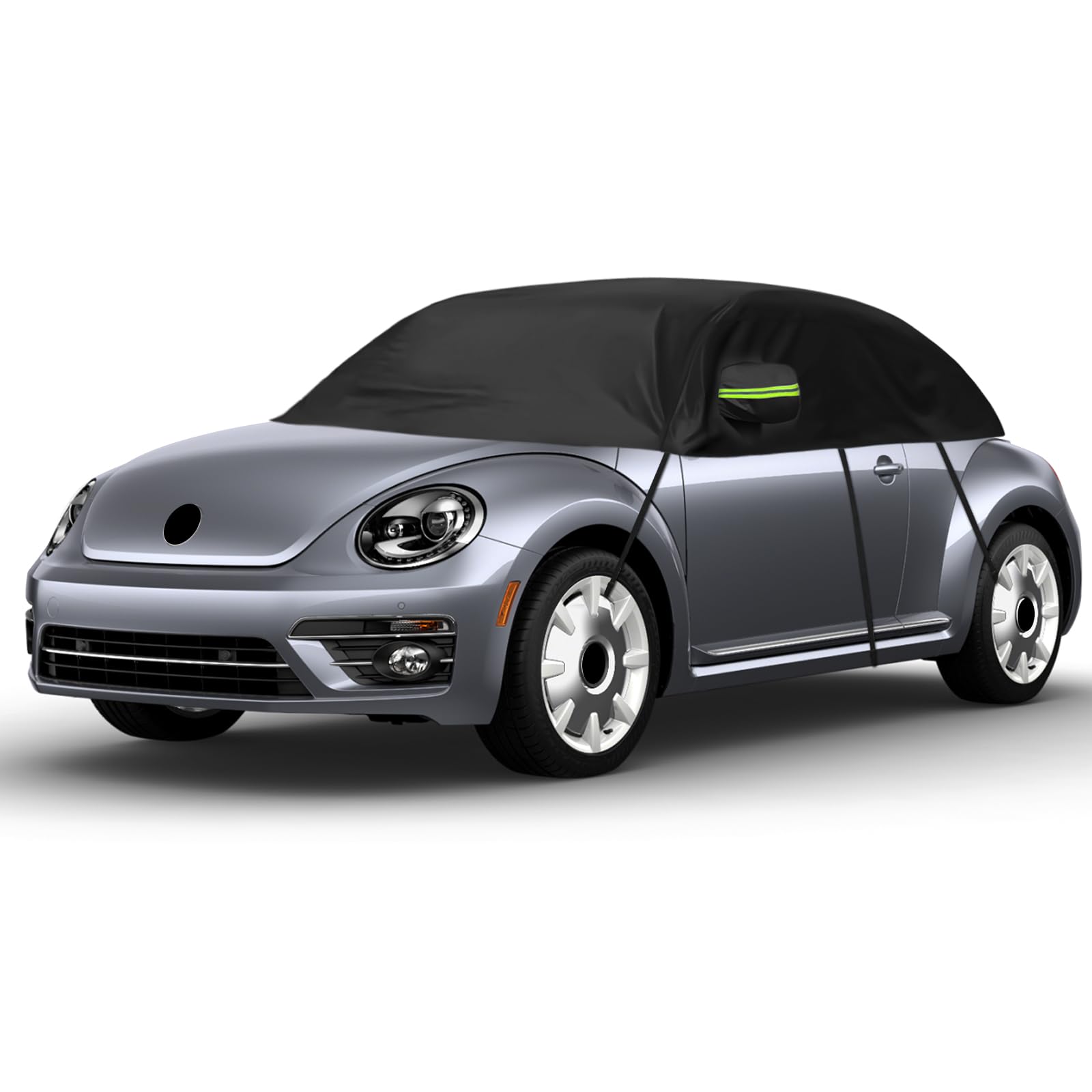 Copriauto Impermeabile Sostituzione per VW Beetle 1998-2019, Metà Copertura per Auto Resistente Ai Raggi UV, Metà Garage Antipolvere, per Esterni ed Interni | Mezza copertura per auto, resistente ai raggi UV, antipolvere, antineve, per interni ed