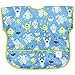 Bumkins Disney Baby Waterproof Junior Bib, Monsters Inc. Blue  (1-3 Years)
