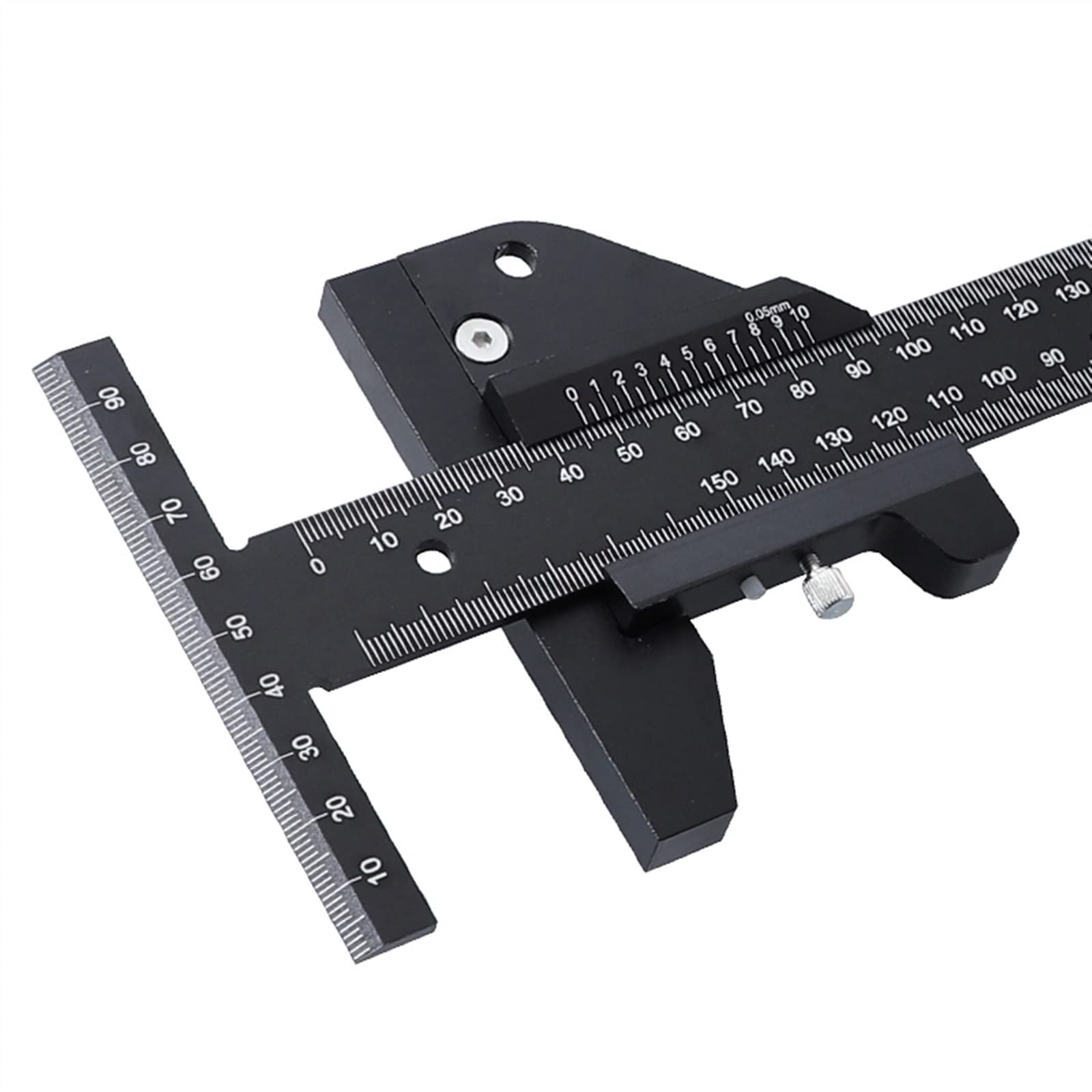 Cyfrowe Narzędzia Pomiarowe 0-150/300mm linijka do drewna typu T Scribe Metric wielofunkcyjny suwmiarka ze stopu aluminium pomiaru linii(0-300mm)