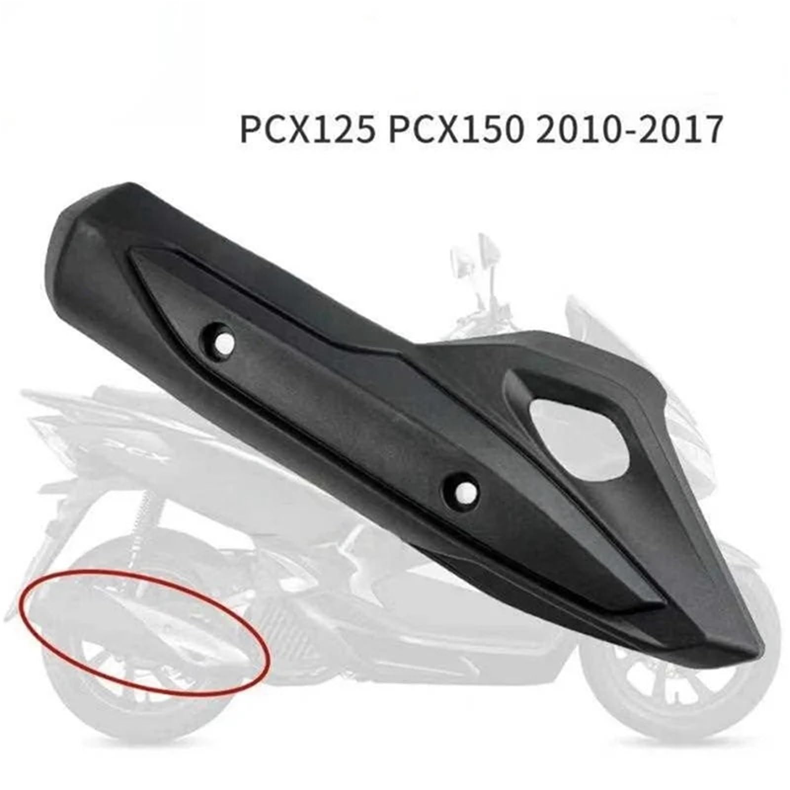 Antiscottatura Marmitta Moto Adatto per Honda PCX125 PCX150 PCX 125 150 Copertura del tubo di scarico Protezione termica Copertura protettiva del tubo di scarico