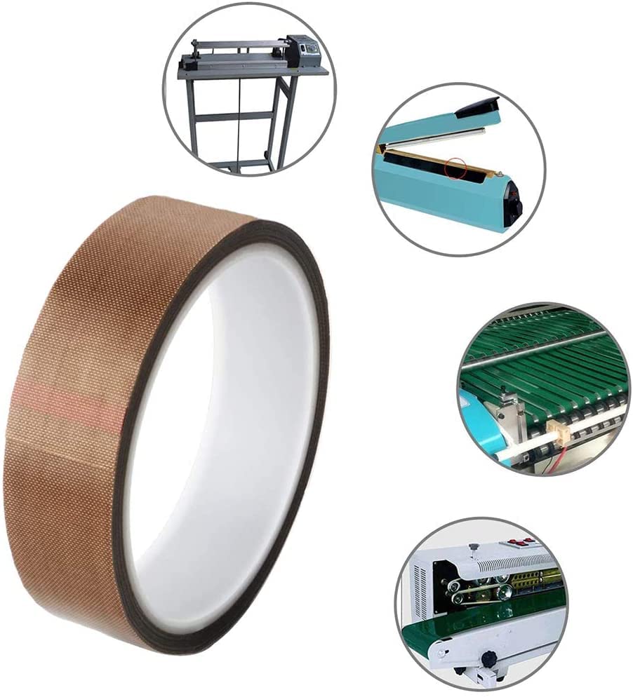 Westspark Teflon Tape, 25mmx10m High Temperature PTFE Tape Sealer Tape