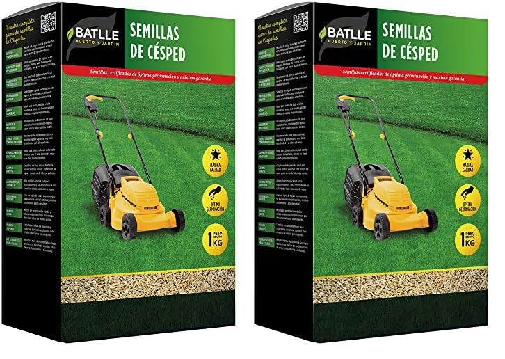 Semillas Batlle - Poa Pratensis Certificada, Multicolor, 15x8.5x3 cm (Paquete de 2)