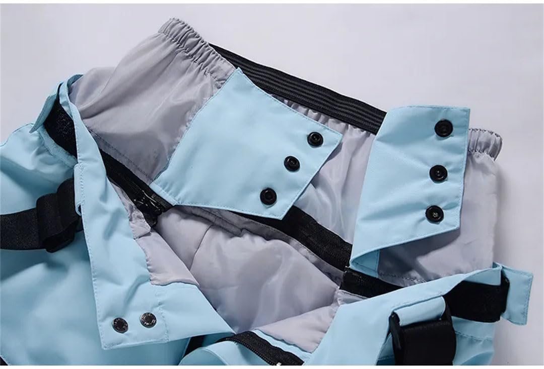 Suwequest Pantaloni da sci unisex antivento Snowboard Wear Inverno Outdoor Caldo Neve Sport Pantaloni Inverno Ciclismo Campeggio Pantaloni