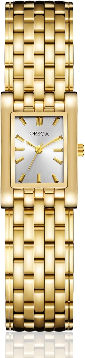 CIVO Ladies Watches for Women Vintage: Small Stainless Steel Analog Waterproof Wrist - Square Face