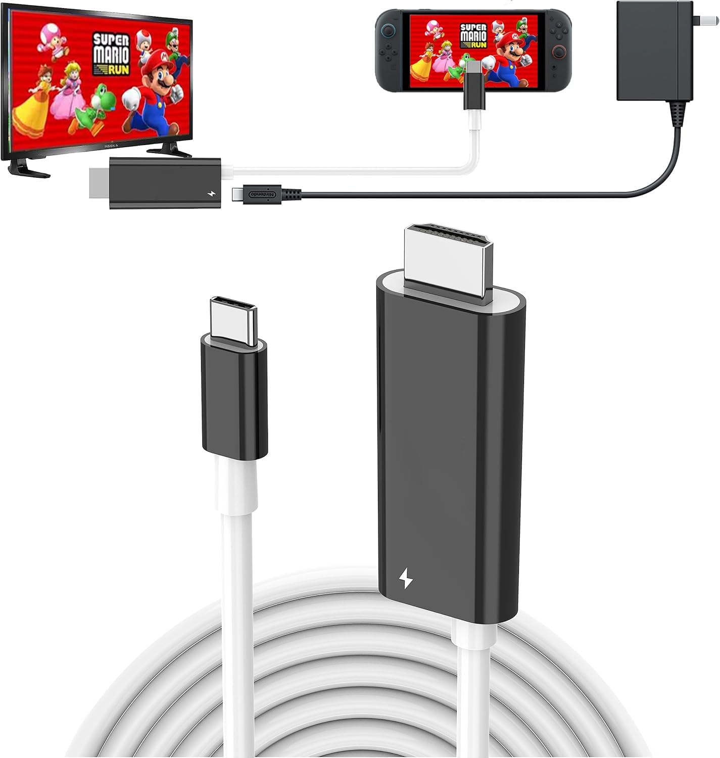 Amazon.com: GKEAPZA Switch Dock HDMI Adapter Cable 4k Video Output