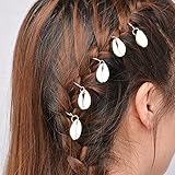 20 Stück Haar-Clips für französische Zöpfe, im Punk-Look, Hand, Kreuz, Muschel, Blatt oder Ring