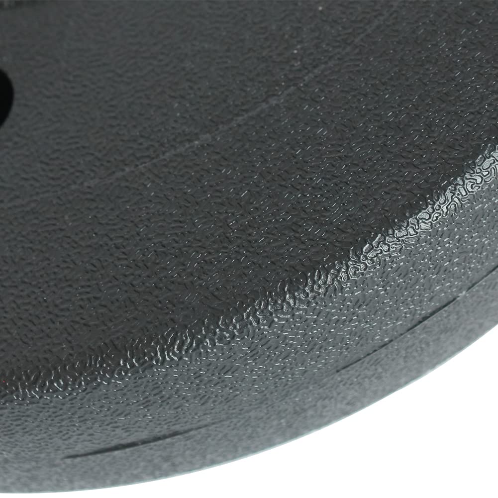 BAKAJI Set 2 Dischi per Bilanciere e Manubri Peso 20kg (10kg x 2) Cemento Foro 25mm, Rivestimento in Plastica Antigraffio, Professionali Palestra, Fitness, Riabilitazione, Esercizio Fisico Allenamento