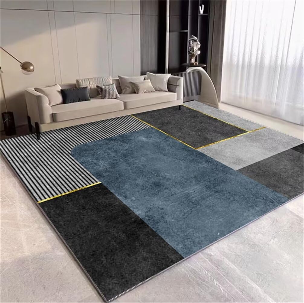 Tapis de salon pas cher 100x200 cm lavable et résistant au temps